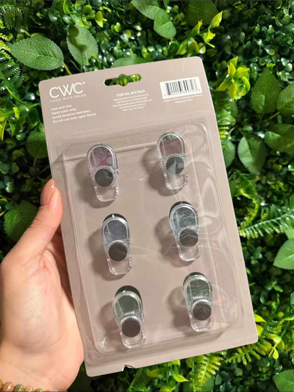 Teddy Bear Bag Clips - (6-Pack)